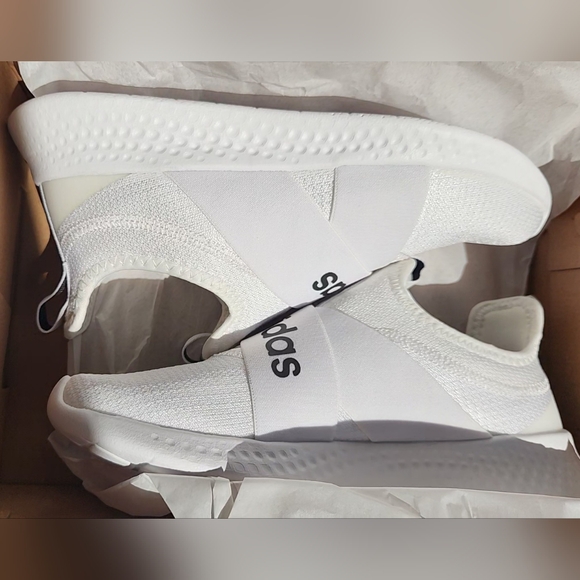 Adidas Puremotion Adapt Slip On White Shoes - Picture 4 of 7